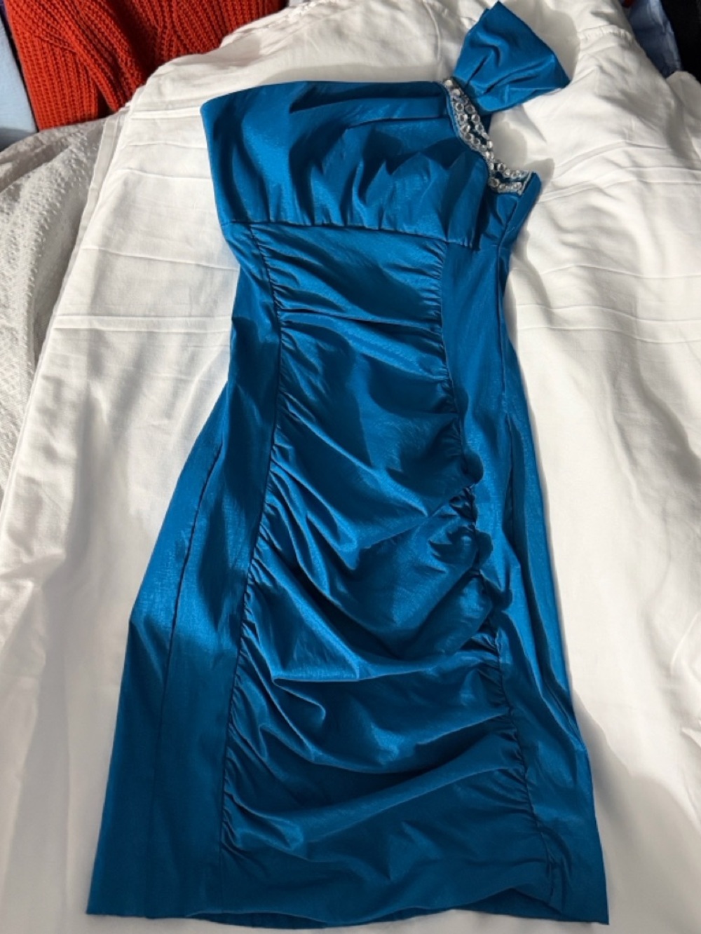 Teeze Me Women's Teal Blue cocktail dress
